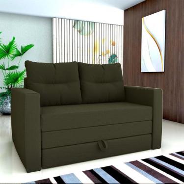 Imagem de Sofá Cama 2 Lugares casal 1,50 mts Veludo Luma Matrix, VELUDO TURKEY M