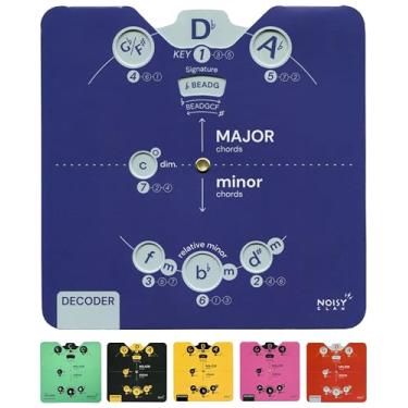 Imagem de Ferramenta de melodia Card Circle of Fifths para músicos | Ajuda de teoria musical multifuncional com guia de download de eBook claro | Aprenda acordes, progressões, composições