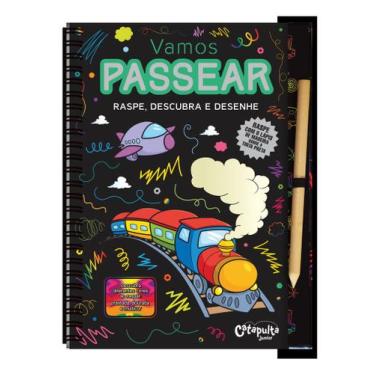Imagem de Livro - Vamos passear - raspe, descubra e desenhe