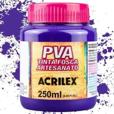 Imagem de Tinta Pva Fosca 250ml 516 Violeta Acrilex