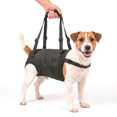 Imagem de Suporte Auxiliar Tronco Tamanho P Caminhada Cachorro Deficiente Regula