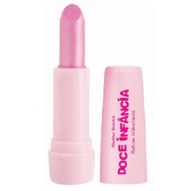 Imagem de Batom Hidratante Infantil Rosa Bebê Doce Infância Abelha Rainha 3,7g
