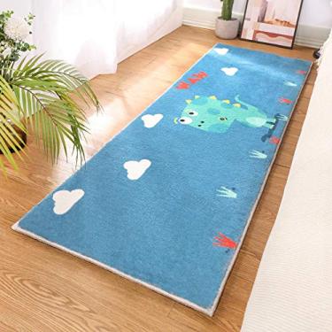 Imagem de Tapete de área para quarto, cabeceira, desenho, macio, antiderrapante, tapete lavável para sala de estudo, varanda, quarto das crianças, cozinha, banheiro, A, 60160 cm