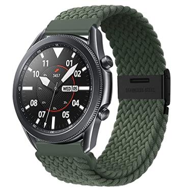 Imagem de XMUXI 22mm Pulseiras compatíveis com Galaxy Watch 3 45mm/Relógio 46mm,Gear S3 Frontier/Clássico, Huawei Watch GT 3 46mm, Amazfit GTR Braided Sport Braided Watch Band (sem relógio) (#11)