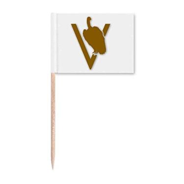 Imagem de Marcadores de palito de dente Vultures Branches Stop Searches Decoração de festa