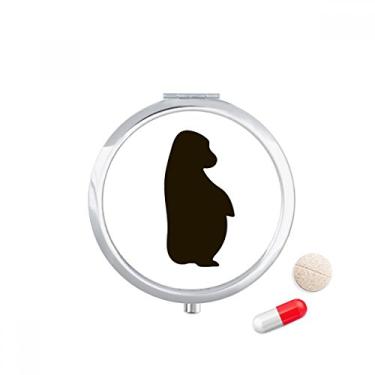 Imagem de Caixa de armazenamento de remédios Black Orangotan Animal Portrayal