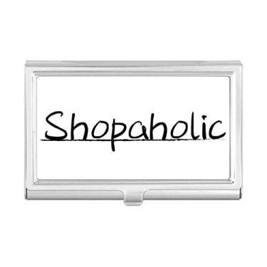 Imagem de Carteira elegante com porta-cartões Shopaholic