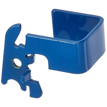Imagem de Wall Control Suporte C de 2,5 cm x 2,5 cm com ranhura de metal para quadro de pegboard e placa de ferramentas ranhurada – Azul