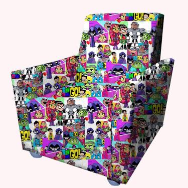 Imagem de Poltrona Cadeira Sofa Infantil Kids Angel 