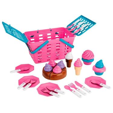 Imagem de Kit Comidinha Infantil - Cesta Pic Cake - Magic Toys