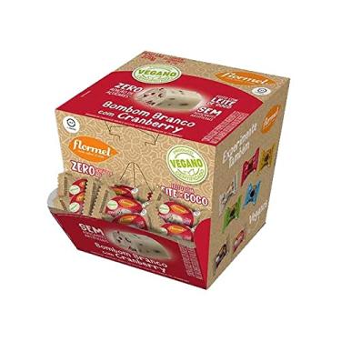 Imagem de Bombom Vegano Branco com Cranberry (Display com 18 Unidades de 15 Gramas)