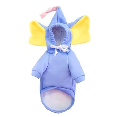 Imagem de Camisola com capuz para cães pequeno médio animal de estimação elefante fantasia moletom com foto de filhote de cachorro roupas pulôver de 2 pernas para bichon fantasia de Halloween fantasia de Natal para animais de estimação fantasia de Halloween roupa de gato