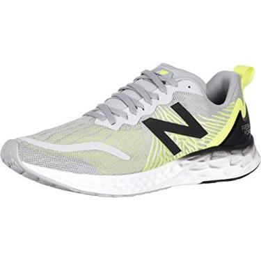Imagem de New Balance Tênis de corrida masculino Fresh Foam Tempo V1, Nuvem de chuva/limão, 8.5