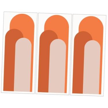 Imagem de HEMOTON 3 Pecas adesivo de parede papel de parede da sala decoração de adesivo infantil papel parede colar na decoração da parede papel de parede para sala armário aplique azulejos