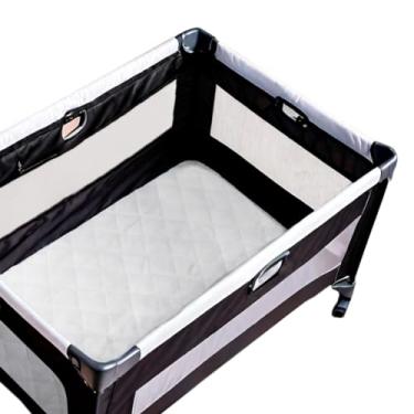 Imagem de Protetor de Colchão Cercado Bebe Anti Xixi Capa Elastico 100% Algodão Impermeavel Antiácaro 70x100cm