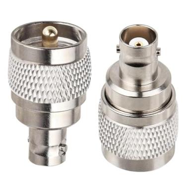 Imagem de GANASOME Adaptador coaxial RF BNC fêmea para conector UHF macho PL-259