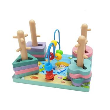 Imagem de Encaixe e Aramado Divertido Cores e Formas