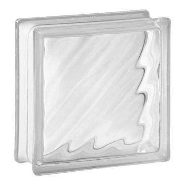 Imagem de Tijolo Bloco De Vidro Transparente Textura 19x19x8 Tradestar água