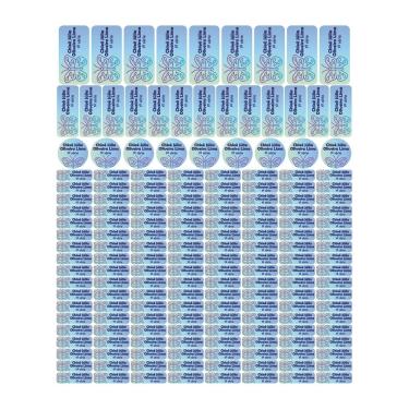 Imagem de Adesivo Etiqueta Escolar Personalizado Vinil Borboleta 175UN