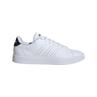 Imagem de adidas Tênis masculino Advantage 2.0, Branco/preto/tinta, 38
