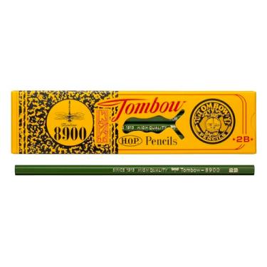 Imagem de Tombow Lápis de desenho 51532 8900, 2B, pacote com 12. Lápis de escrita grafite