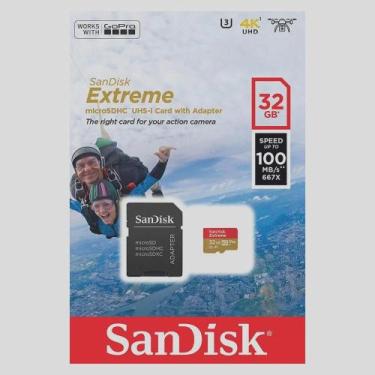 Imagem de Cartão Micro SD 32GB SanDisk Extreme com adaptador, captura de vídeo 4