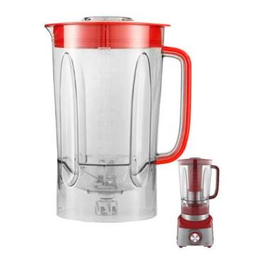 Imagem de Copo Original Liquidificador Philco PLQ1350 Turbo Vermelho