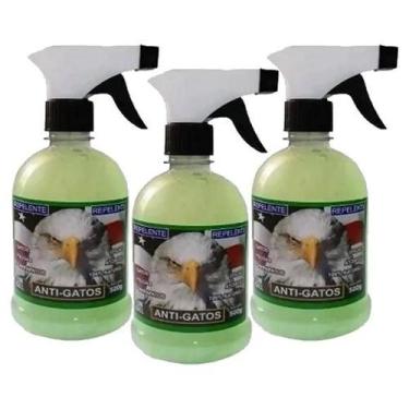 Imagem de Kit 3 Repelentes Sanitário Afasta Gatos 500g (Arranha Sofá) - Decore F