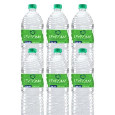 Imagem de Água Mineral Sem Gás Levíssima 1,5Litros Fardo 6unidades