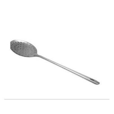 Imagem de Kit 04 pçs Utensílios Para Cozinha de Aço Inox Escumadeira, Garfo p/ C