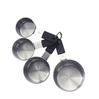 Imagem de Conjunto Medidoras de Xicaras Inox 4 pçs 250ml,125ml, 80ml, 60ml Weck