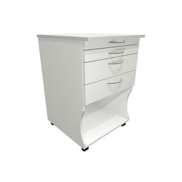 Imagem de Móveis Odontológicos - Mesa Auxiliar Odontológica -3 Gavetas - Beckman