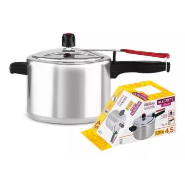 Imagem de Panela De Pressao Aluminio 4,5 L Fechamento Interno - ALEGRETE, 4,5 li