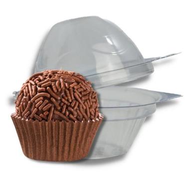 Imagem de Kit c/20 pct g641- porta brigadeiro individual pet c/30 un. (galvanote
