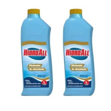 Imagem de Kit 2 Eliminador De Oleosidade e Gordura 1 Litro Hidroall