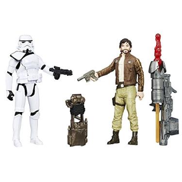 Imagem de Star Wars: Rogue One, Capitão Cassian Andor e Stormtroopers Imperiais, 9,5 cm