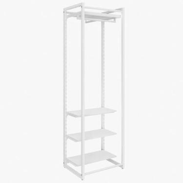 Imagem de Conjunto Estante Com Prateleira De Cremalheira Central Com 4 prateleir