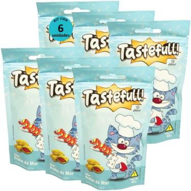 Imagem de Hana Tastefull Nuggets Para Gatos Frutos do Mar 40g Kit 6 un - Hana He