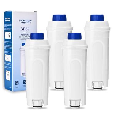 Imagem de YKMGON Filtro de água para máquina de café compatível com filtro Delonghi DLSC002, ECAM, ESAM, ETAM, BCO, EC, EC680, EC800, substituição de cartucho de filtro de máquina de café com carvão ativado