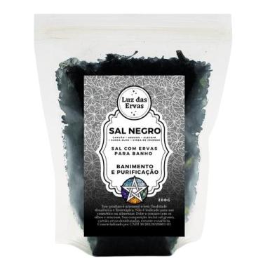 Imagem de Sal Negro das Bruxas 3 unidades (Banimento e Purificação) - Luz das Er