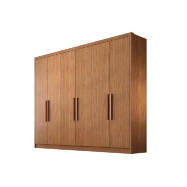 Imagem de Guarda Roupa Casal 6 Portas E 8 Gavetas Rizon-linea Cumaru