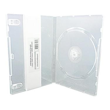 Imagem de CheckOutStore (25) Capas de DVD de 1 disco único padrão premium 14 mm (transparente)