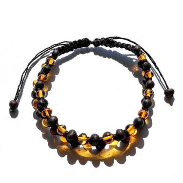 Imagem de Pulseira Âmbar Báltico Albali - Âmbar Original