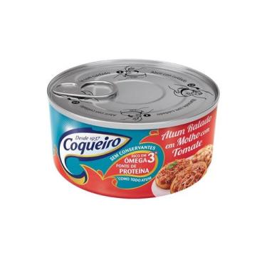 Imagem de ATUM RALADO COM MOLHO DE TOMATE COQUEIRO LATA 160G com 2 unidades 