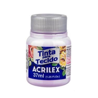Imagem de Tinta Para Tecido 37 ML Acrilex Fosca Pintura Artesanato - Metallica A