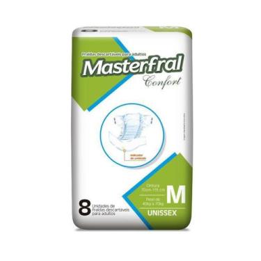 Imagem de Fralda masterfral confort m 8 unidades - ever green