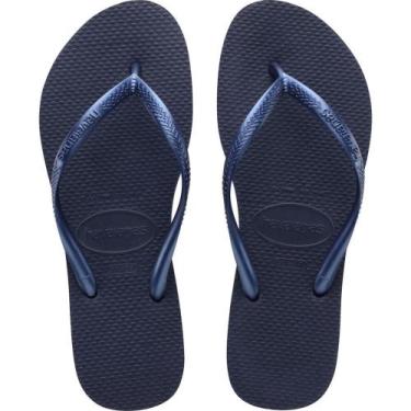 Imagem de Chinelo Havaianas Feminino SLIM 39/40 Marinho