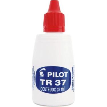 Imagem de Tinta Marcador Permanente Reabastecedor 37ML Vermelho - Caixa com 12 U