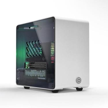 Imagem de Case ElectroCookie Raspberry Pi 5 em alumínio com ventilador