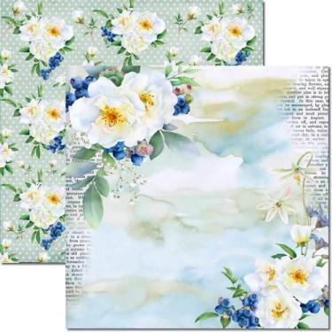 Imagem de Papel para Scrapbook Arte Fácil Blueberry 1 - SC-723